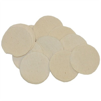 100% Cotton Flannel Round Firearm Bore Patches 050806021822