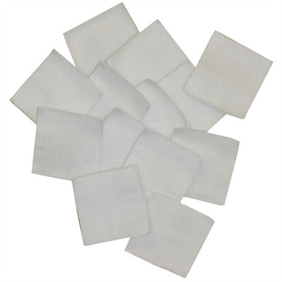 Square Cotton Flannel Cleaning Patches for Firearms