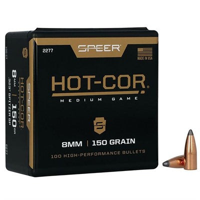 8MM Caliber 0.323" Hot-Cor Spitzer Bullets