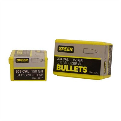 303 Cal 0.311" Hot-Cor Spitzer Bullets for Reloading