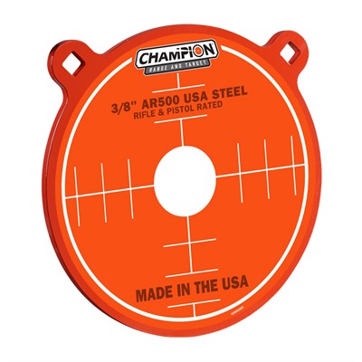 Center Mass Round AR500 Steel Target 3/8 Inch