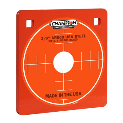 Center Mass Square AR500 Steel Target 3/8 Inch