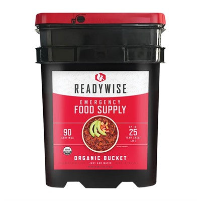 90 Serving Organic Food Storage Bucket