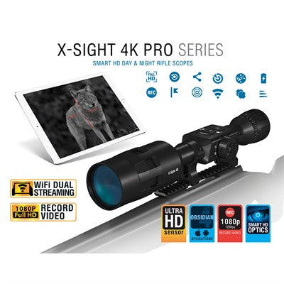X-Sight 4K Pro 5-20x Day and Night Smart Rifle Scope