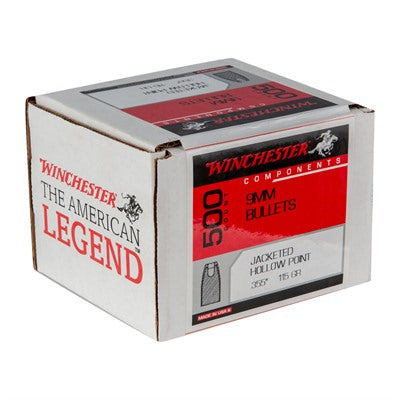 Jacketed Hollow Point Notched 9mm 0.355" Handgun Reloading Bullets