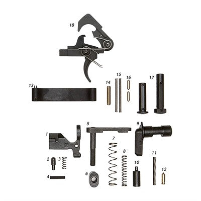 AR-15 Lower Parts Kit Including QMS Trigger
