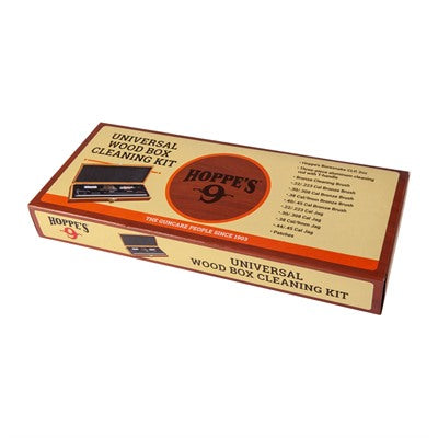 Gun Cleaning Kit Wood Box Set