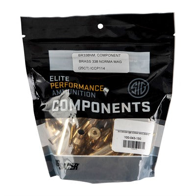 338 Norma Mag Unprimed Brass Cases
