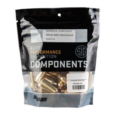 6mm Creedmoor Unprimed Brass Cases