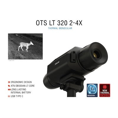 ATN OTS LT 320 2-4x Thermal Monocular