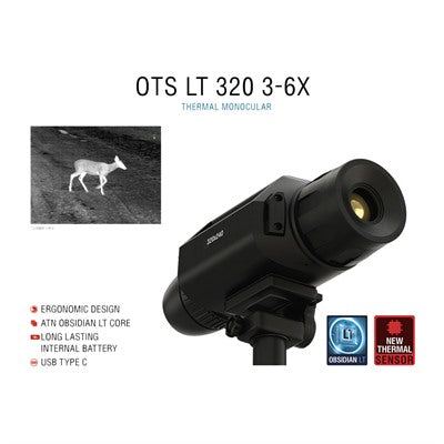 ATN OTS LT 320 Handheld Thermal Monocular 3-6x