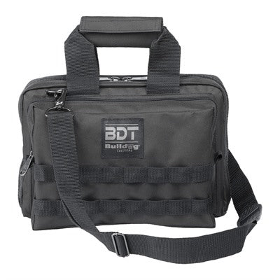 Deluxe 2-Pistol Range Bag with MOLLE Attachment