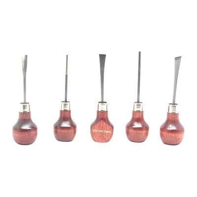 5-Piece Palm Handle Wood Carving Set