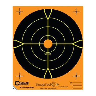 Orange Peel Bullseye Target Sheets