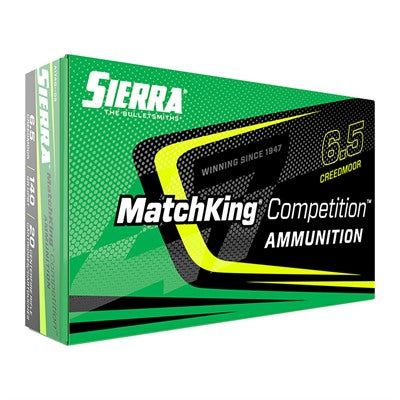 Sierra Competition Sierra MatchKing Boat Tail Hollow Point 107 Grain 6mm Creedmoor 3000 fps 604544669749