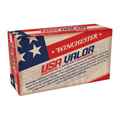 Winchester USA Valor Full Metal Jacket 124 Grain 9mm Luger/Parabellum 1200 fps 020892230736