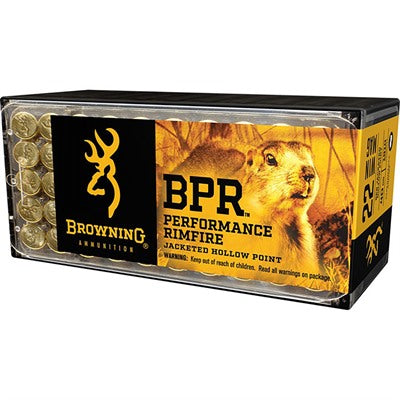 Browning BPR Performance Rimfire Performance Jacketed Hollow Point 40 Grain .22 WMR 1910 fps 020892103979