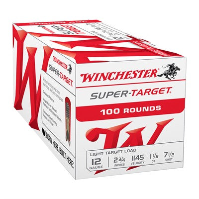 Winchester TRGT127VP Super-Target Light Target 12 Gauge 2.75" 1-1/8oz 7.5 Shot 1145 fps 020892024540