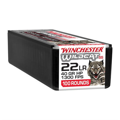 Winchester .22 Long Rifle Wildcat Super Speed 40 grain Copper Plated DynaPoint ammunition