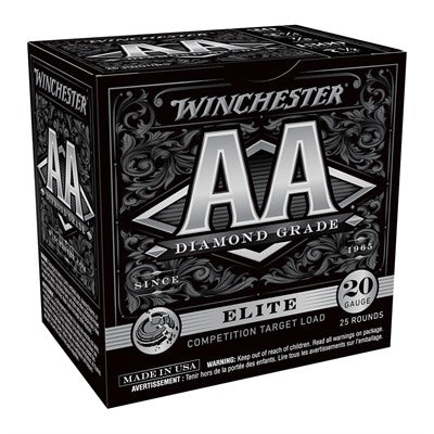 Winchester AADG207 AA Diamond Grade Elite Trap 20 Gauge 2.75" 7/8oz 7.5 Shot 1300 fps 020892027107