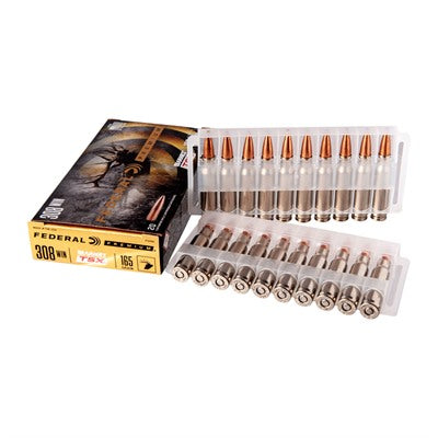 Federal Premium Barnes TSX 165 Grain .308 Win / 7.62x51mm 2650 fps 604544647846