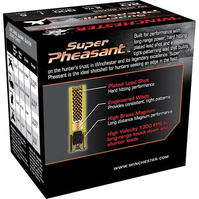 Winchester X20PH6 Super Pheasant Magnum 20 Gauge 2.75" 1oz 6 Shot 1300 fps 020892015999