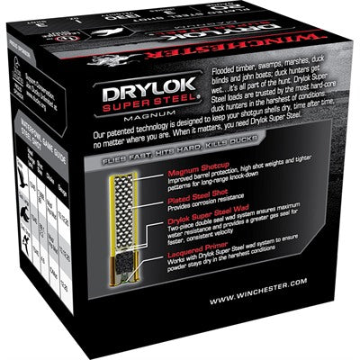 Winchester 20 Gauge Shotgun Ammo Drylok Super Steel Magnum 3 in 1 oz #3