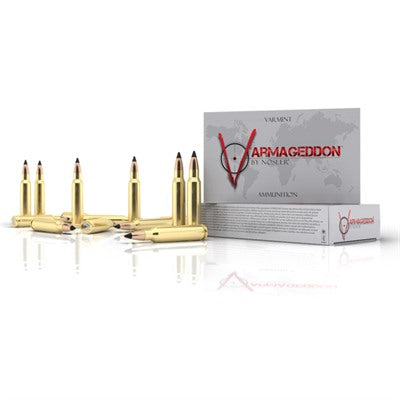 Nosler Varmageddon Flat Base Tipped 55 Grain .223 Remington 3100 fps 054041651455