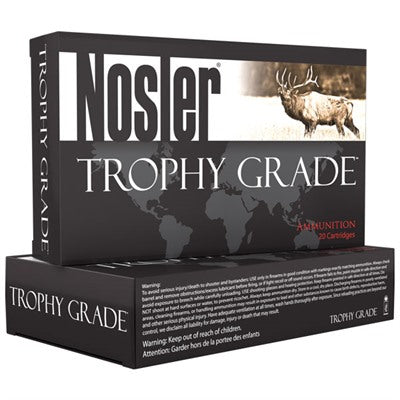 Nosler .338 Winchester Magnum Trophy Grade 225 grain Nosler AccuBond ammunition