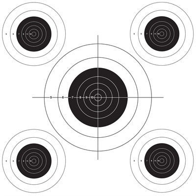 Roll of Bullseye Shooting Targets for Range
