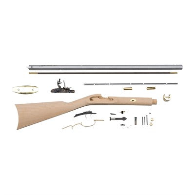 Frontier 50 Cal Raw Hardwood Percussion Rifle Build Kit 28" Barrel