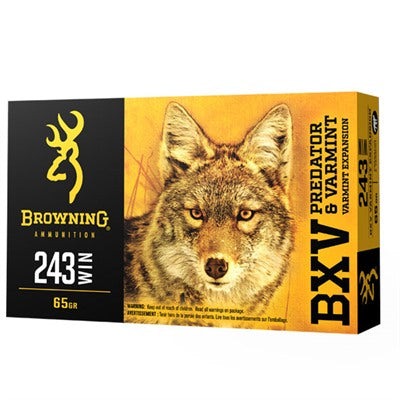 Browning .22 Hornet BXV 35 grain Varmint Expansion Polymer Tip ammunition