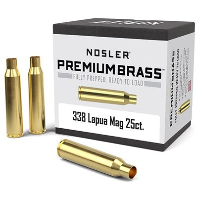 Premium Brass Cases 338 Lapua Magnum Unprimed
