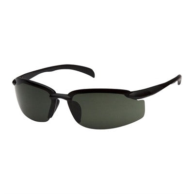 Pyramex Waverton Forest Gray Lens Black Frame Shooting Glasses