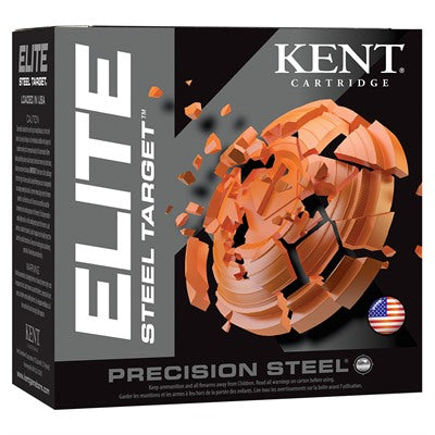 Kent Cartridge 20 Gauge Shotgun Ammo Elite Steel Target Precision Steel 2.75 in 7/8 oz #7