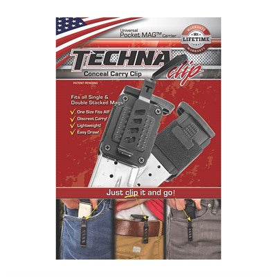 Techna Clip Universal Pocket MAG Minimalistic Magazine Holder .22 .380 9mm