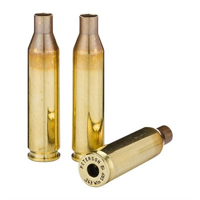 Peterson .243 Winchester Small Rifle Primer Brass 500bx