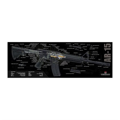 3D Cutaway Mat for AR-15 Rifles