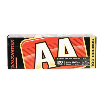 Winchester 20 Gauge Shotgun Ammo AA Supersport Sporting Clay Value Pack 2.75 in 7/8 oz #7.5
