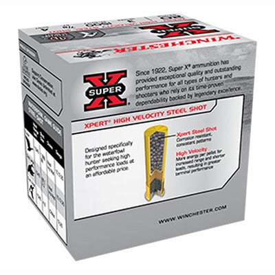 Winchester 20 Gauge Shotgun Ammo XPERT STEEL HIgh Velocity 3 in 7/8 oz #4