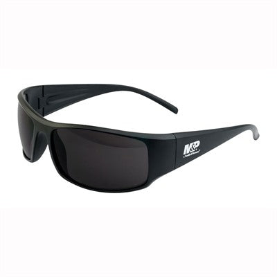 M&P Thunderbolt Black Frame Smoke Lens Safety Glasses