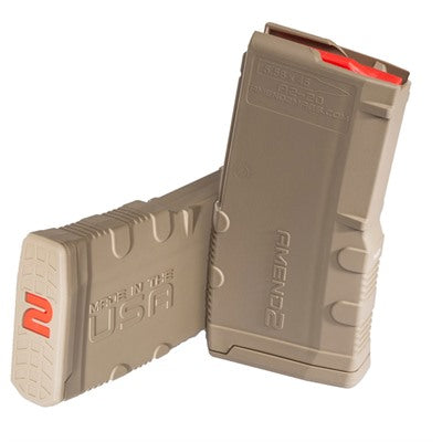AR-15 Amend2 M2 5.56 NATO 20-Round Polymer Mag FDE