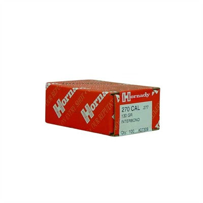 Hornady .277 130 GR InterBond Reloading Bullets 270 Cal