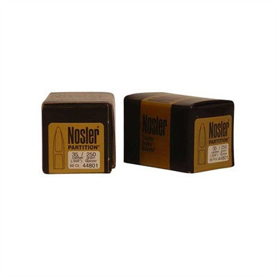 Nosler Partition .35 Caliber 250 Grain Spitzer Soft Point Bullet