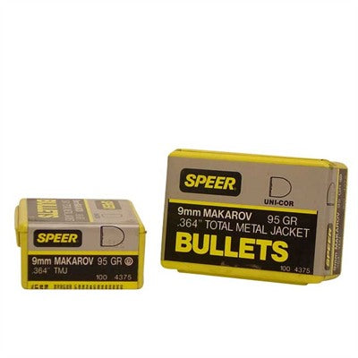 Speer 9MM MAK .364 Diameter 95 Grain TMJ Bullet