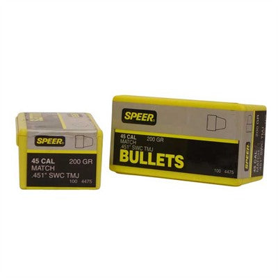 Speer 451 Diameter 200 Grain Total Metal Jacket Match Bullet