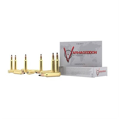Nosler Varmageddon Flat Base Tipped 40 Grain .222 Remington 3400 fps 054041651356