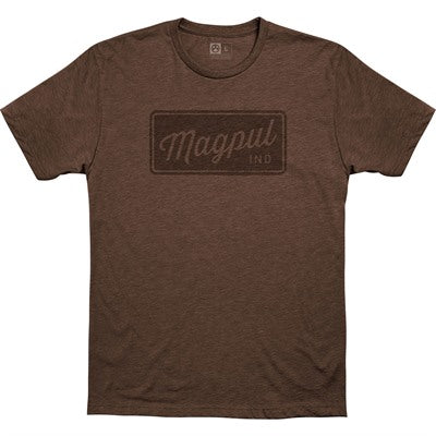 CVC Rover Block T-Shirt Size Medium Brown Heather