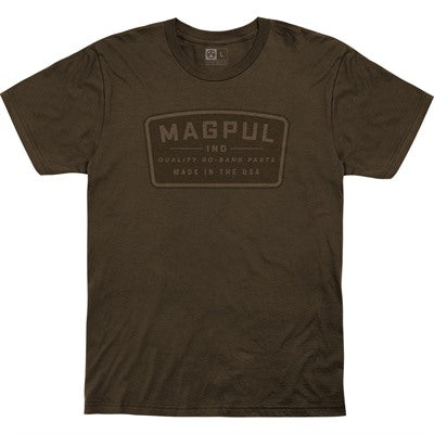 Go Bang Parts T-Shirt Size Large Brown Cotton