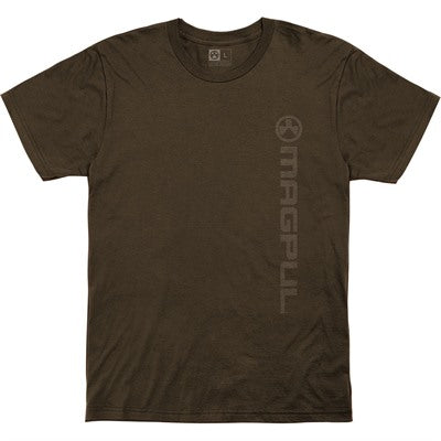 Vert Logo L Brown Cotton T-Shirt